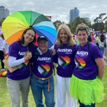 Staff at Midsumma Pride March